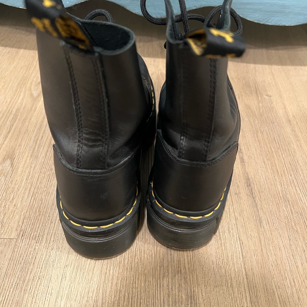 Dr. Martens Audrick 8-Eye Black Boots - Picture 3 of 7